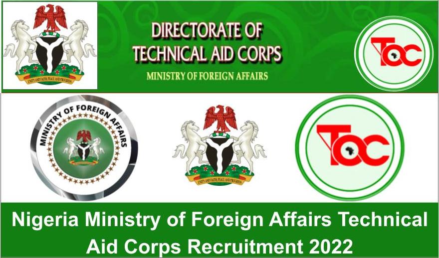 Nigeria Ministry of Foreign Affairs Technical Aid Corps Recruitment