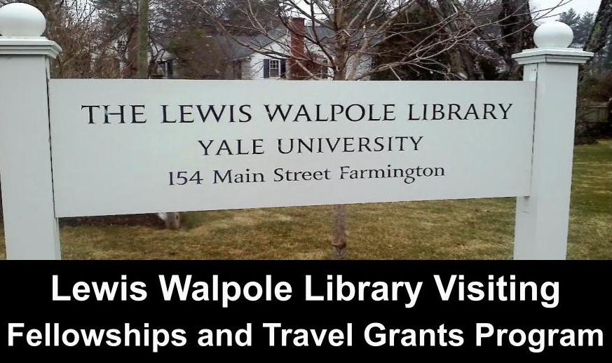 Lewis Walpole Library Visiting Fellowships and Travel Grants Program